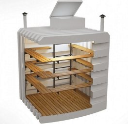 Сварной пластиковый погреб